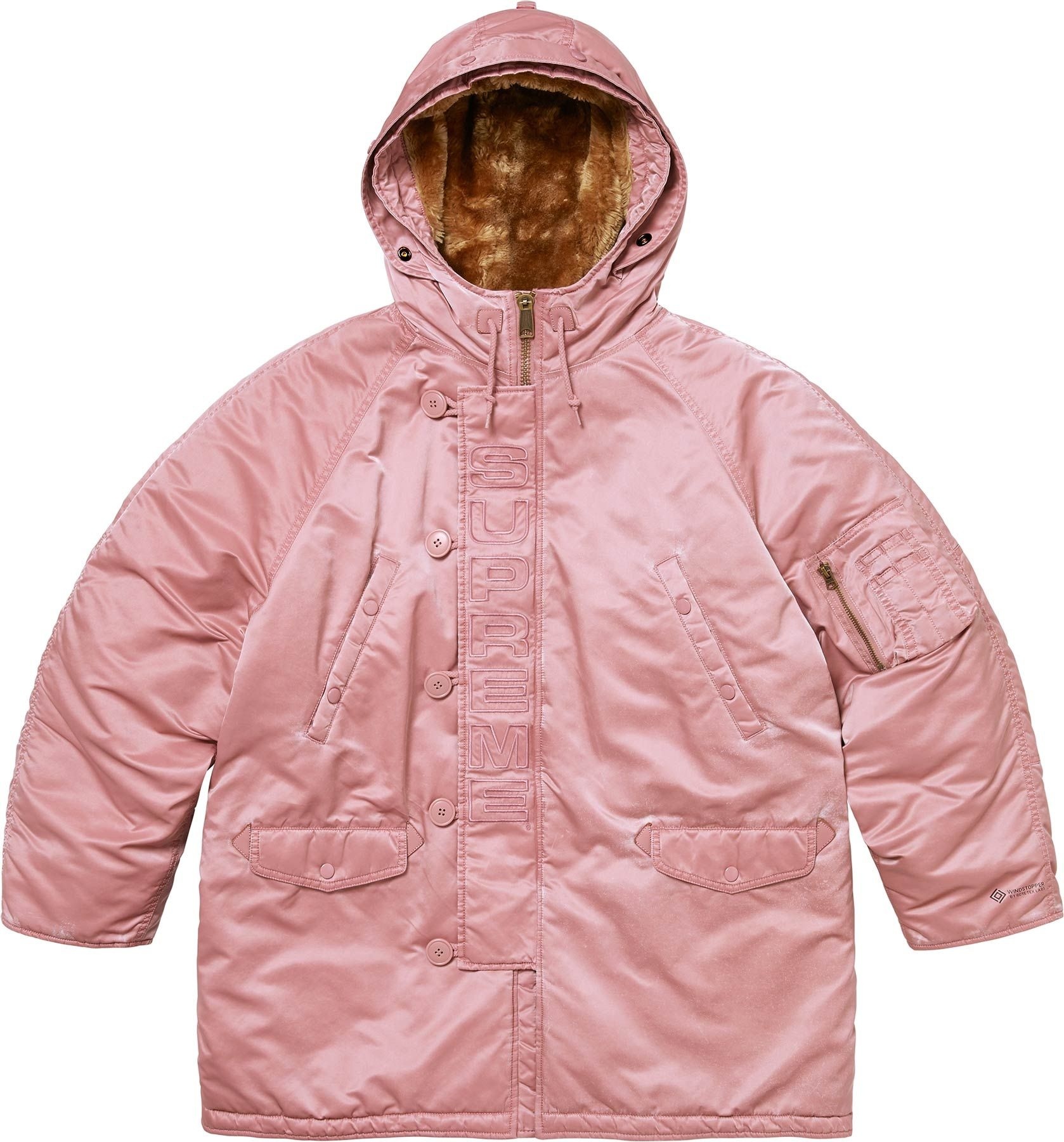Washed Flight Satin N-3B Parka view 25